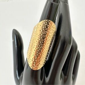 18K Gold Plated Geometric Open Rings